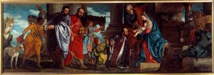 De Aanbidding der Wijzen door Veronese