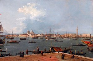 Venetië: het Bacino di San Marco vanaf San Giorgio Maggiore