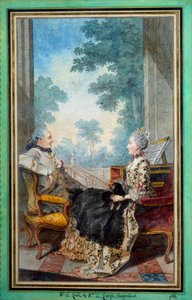 Monsieur en Madame Despourdons door Carmontelle