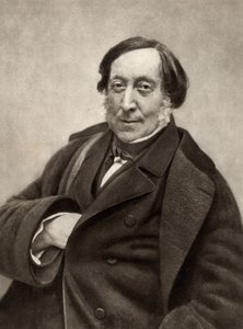 Gioachino (Antonio) Rossini (1792-1868) Italiaanse componist. Van een foto door Nadar, pseudoniem van Gaspard-Felix Tournachon (1820-1910) door (1820 1910) Nadar