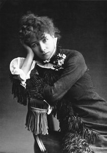 Sarah Bernhardt (1844-1923), foto door Nadar in 1877