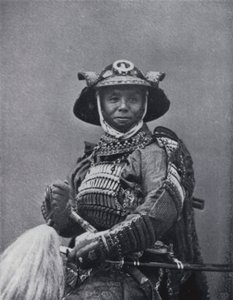 De leider van de eerste Japanse missie naar Europa (zwart-wit foto)