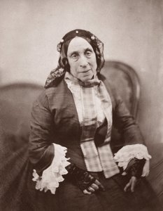 Portret van Madame Desbordes Valmore (Marceline Felicite Josephine Desbordes-Valmore) door Nadar