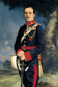 Portret van Alfonso XIII (1886-1941), Koning van Spanje in militair uniform