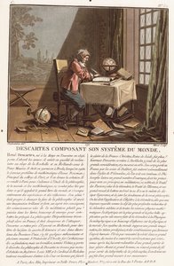 Descartes die Zijn Wereldsysteem Samenstelt, c.1786-1792