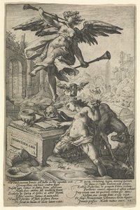 Roem en Geschiedenis, na 1586 door (after) Dutch School