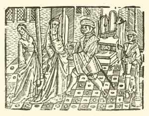 Illustratie voor The Roxburghe Ballads (houtsnede) door (after) English School