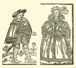 Illustratie voor The Roxburghe Ballads door (after) English School