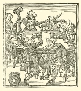 Illustratie voor The Roxburghe Ballads door (after) English School