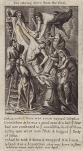 De kruisafneming (gravure)