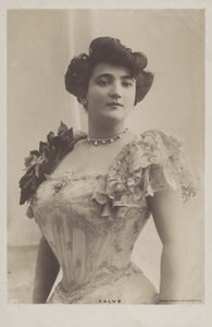 Emma Calve, Franse operasopraan (zwart-wit foto)