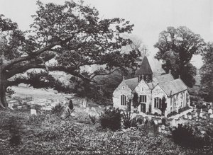 Ribbesford vanaf Church Hill door (after) English photographer