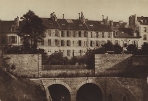 De oude tunnel van Batignolles (zwart-wit foto) door (after) French Photographer