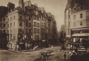Het oude Place Maubert door (after) French Photographer