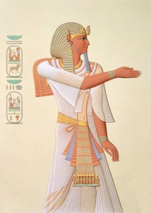 Portret van Farao Mienptah-Hotephimat door (after) French School