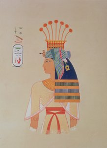 Portret van koningin Nebto, dochter van Ramses-Meiamoun, uit 