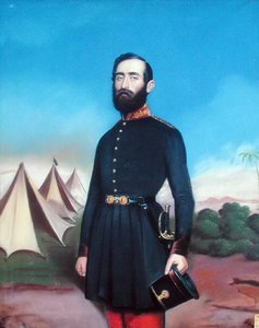 Dr Marmonnier (1813-91) chirurg van het Franse leger in Afrika