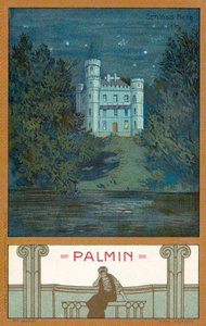 Berg Kasteel, Beieren (chromolitho) door (after) German School
