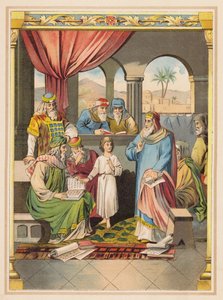 Jezus met de Ouderen in de Tempel door (after) German School