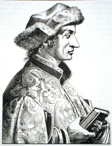 Portret van Sebastien Brant (ca. 1485-1521), uit 