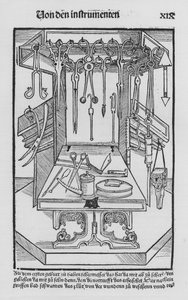 Het Boek van Cirurgia door Hieronymus Brunschwig door (after) German School