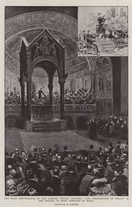 De eerste uitvoering van Don Lorenzo Perosi