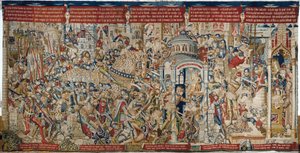 De Trojaanse Oorlog: De vernietiging van Troje, ca. 1470