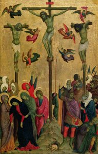 De Kruisiging, c.1315-30 door (school of) Duccio di Buoninsegna