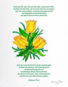 Het Rosentaler beeld van de edele, aandachtige liefde door Johanna Thier