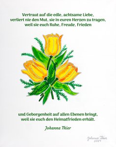 Beeld voor rust en geborgenheid door Johanna Thier