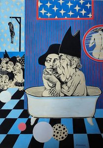 G. C. Riccardi, Onbenoemd, ca. 1972-1976, Inkt op papier, 40x50, Italië.