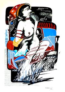 G. C. Riccardi, Leda met de zwaan, 1974, Italië