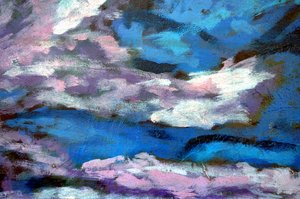 Blauwe stroom