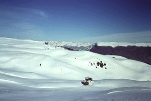 Sneeuw in de Alpen