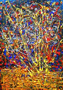 Zonnewende. De magie van vuurwerk. door Margareta Uliarte