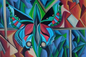 Vlinder alias uil door GilhausArt