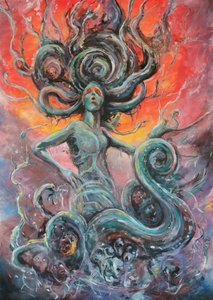 Medusa door Sandra Lessinger
