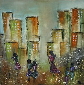 Buitenwijk door Anja Weber