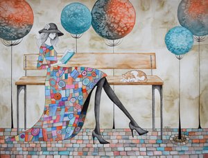 Je prachtige jurk door Marys Watercolors