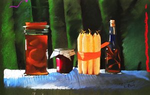 De nacht voor kerstmis 40x60 door Simon Fletcher