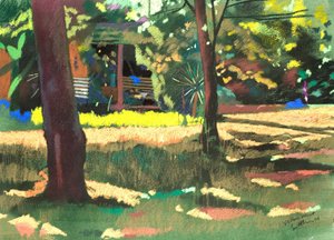 Geel munt 54x74 door Simon Fletcher