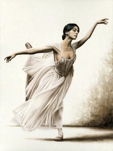 Demure Ballerina door Richard Young