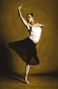 Elegante danseres door Richard Young