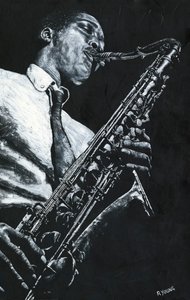 Expressief saxofoon door Richard Young