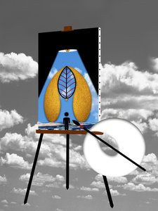 Die Malkunst (I) door Alexander Eibach