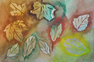 Herfstbladeren door Detlef Georgi