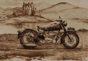 Ariel Square Four 1948 door Jörg-Peter Rabe