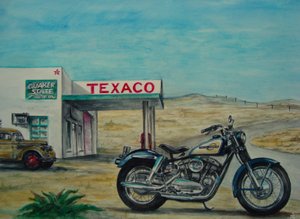 Harley Davidson Sportster 1959  door Jörg-Peter Rabe