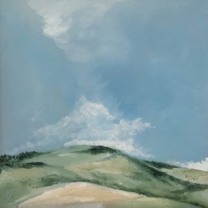 Vlakke heuvel door M. Vet