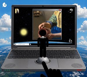 De bron(nen) van het leven (uit de serie WINDOWS) door Alexander Eibach